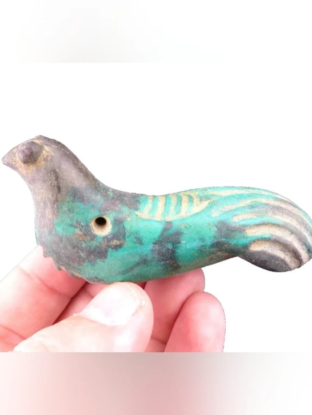 Decorative Jade Turquoise Bird Pendant